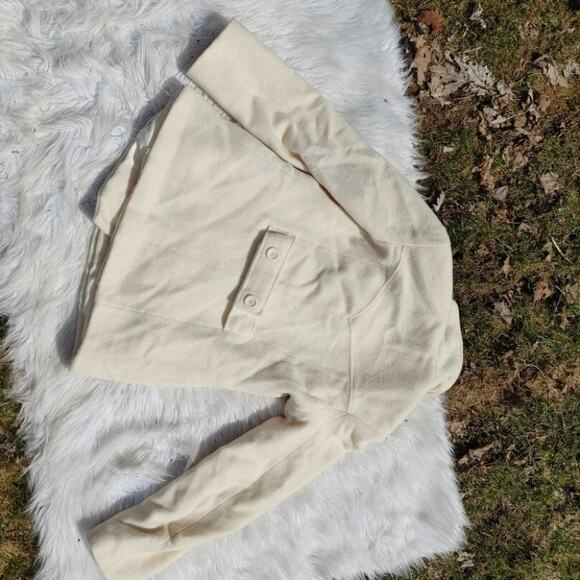 Anne Klein Size Small White Ivory Peacoat Winter Warm AK Long Sleeve Snow - Picture 10 of 11